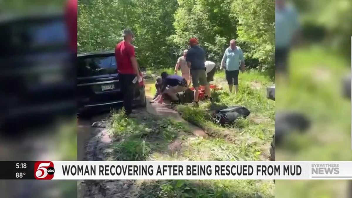 Woman rescued after she was stuck in mud for days | Haystack News