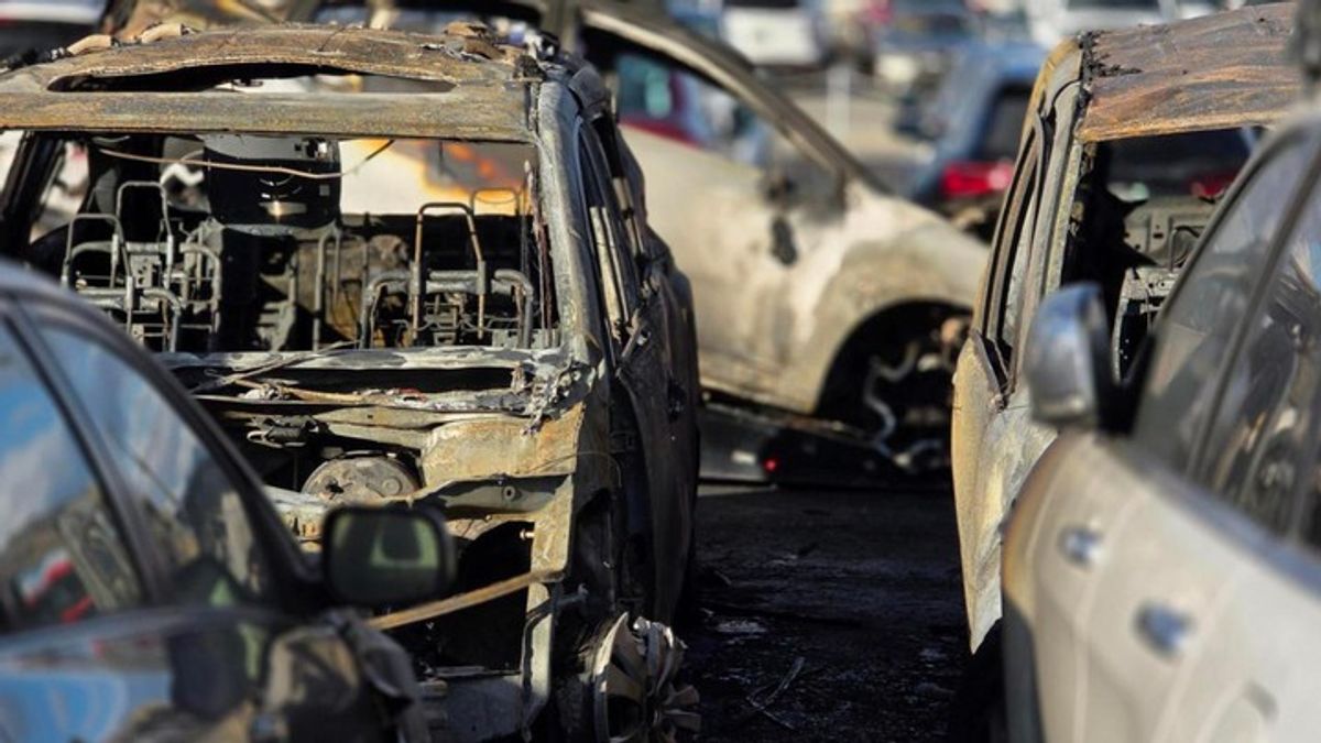 Vehicles damaged, destroyed in Salt Lake City Int'l Airport parking lot ...