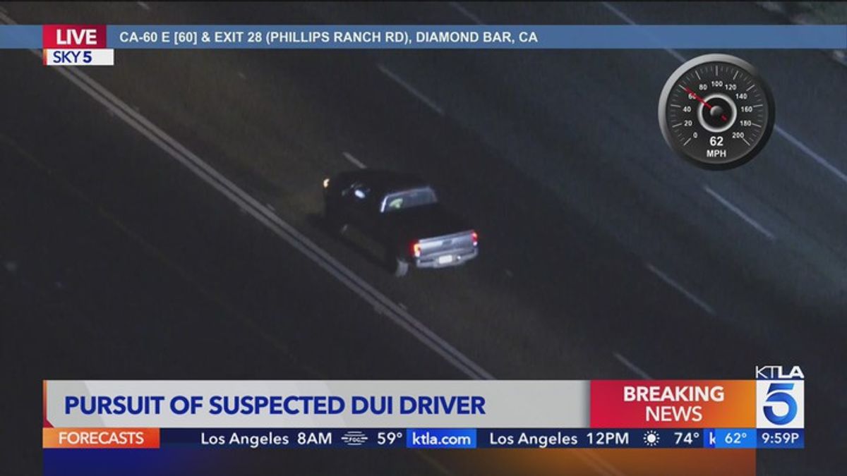 CHP chasing suspected DUI driver out of O.C. | Haystack News