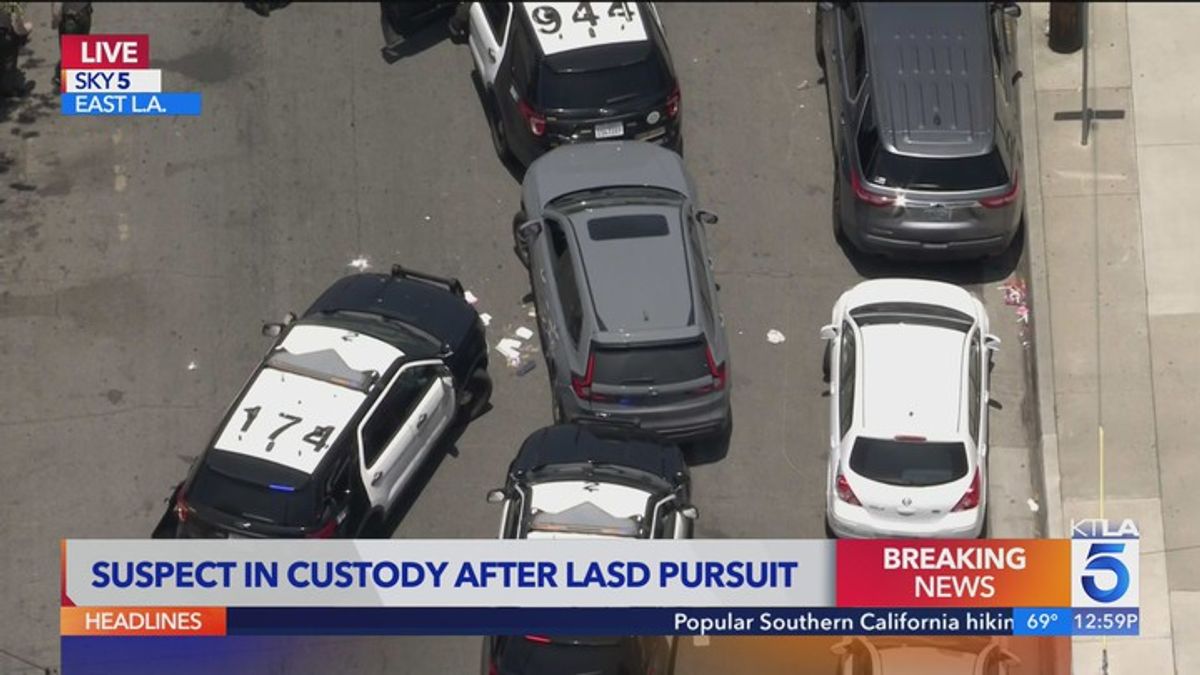Suspect in custody following East L.A. pursuit | Haystack News