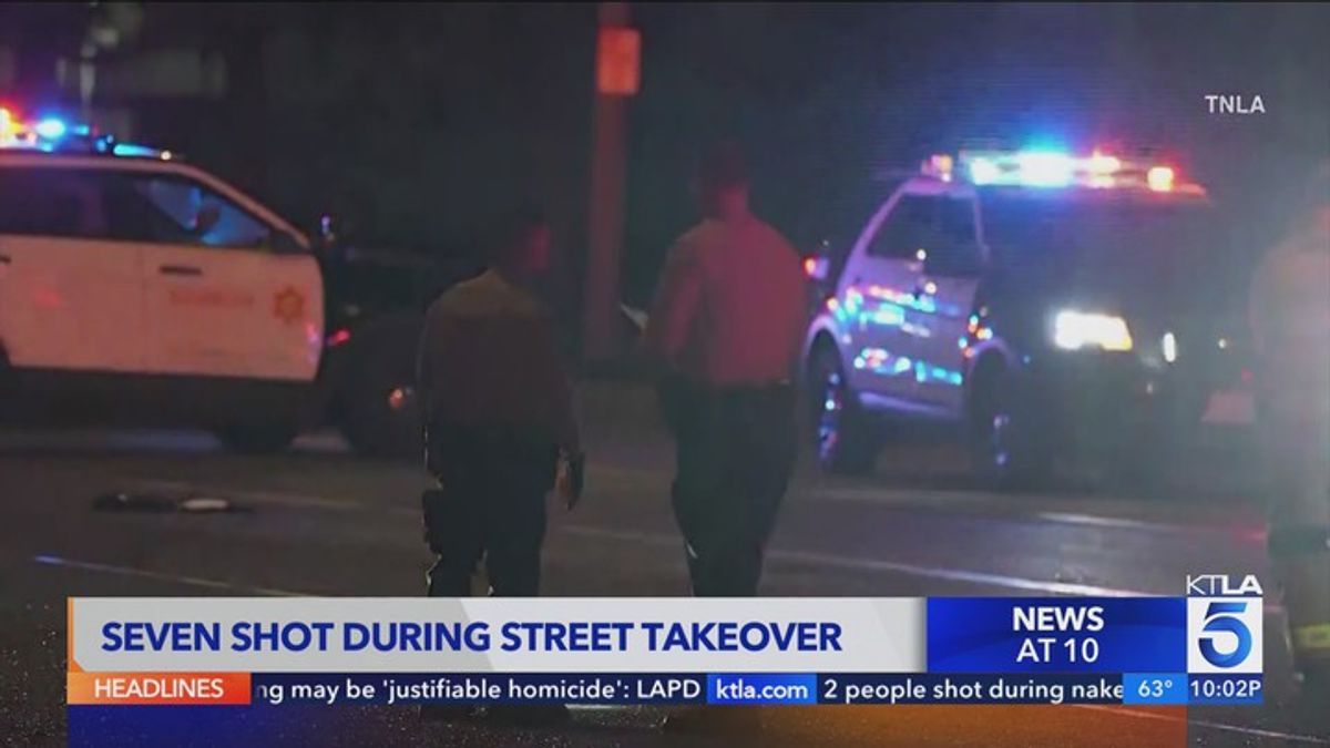 7 shot, including 1 fatally in Carson street takeover | Haystack News