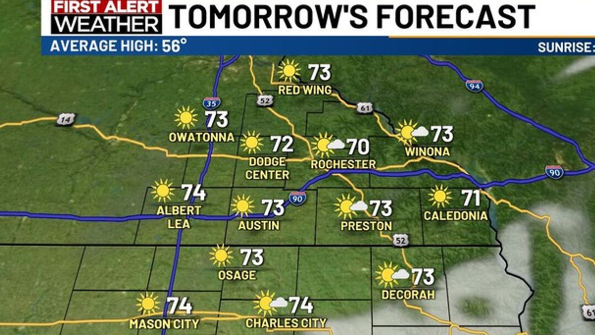 KTTC WX - Nice weather ahead for this week | Haystack News