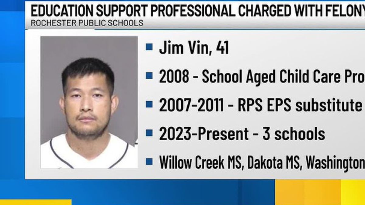 Details revealed for Rochester Public Schools employee arrested for ...