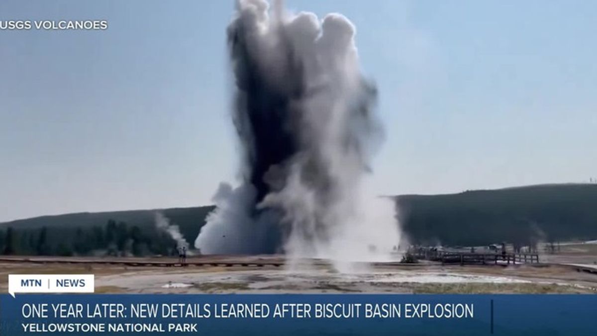 Scientists study Yellowstone steam explosion | Haystack News