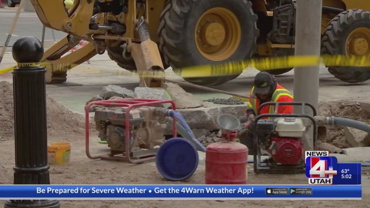 Water main break causes flooding in downtown Salt Lake City | Haystack News