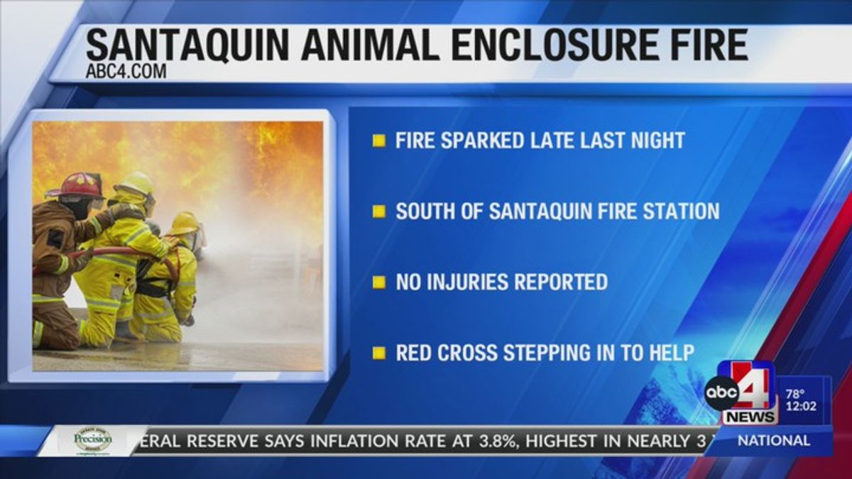 Santaquin structure fire displaces residents, Red Cross steps in ...