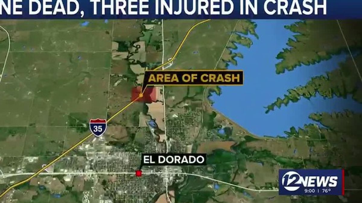 One dead, three injured in crash on Kansas Turnpike near El Dorado ...