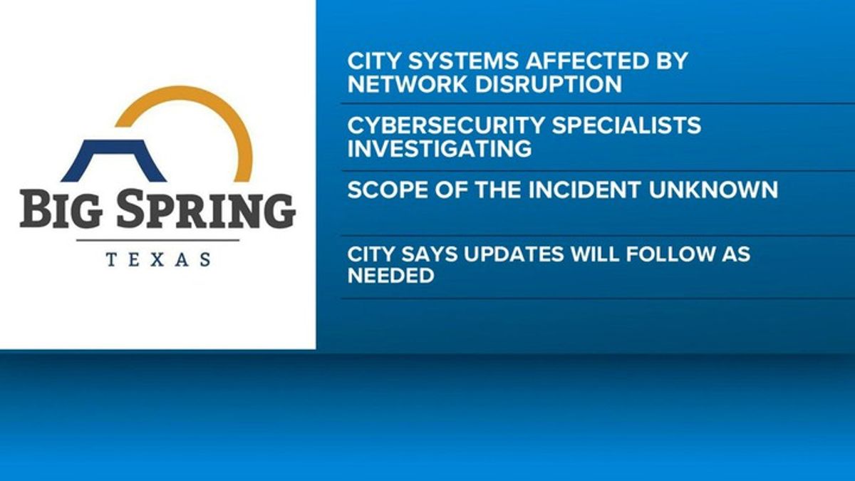 Big Spring investigates city network disruption | Haystack News