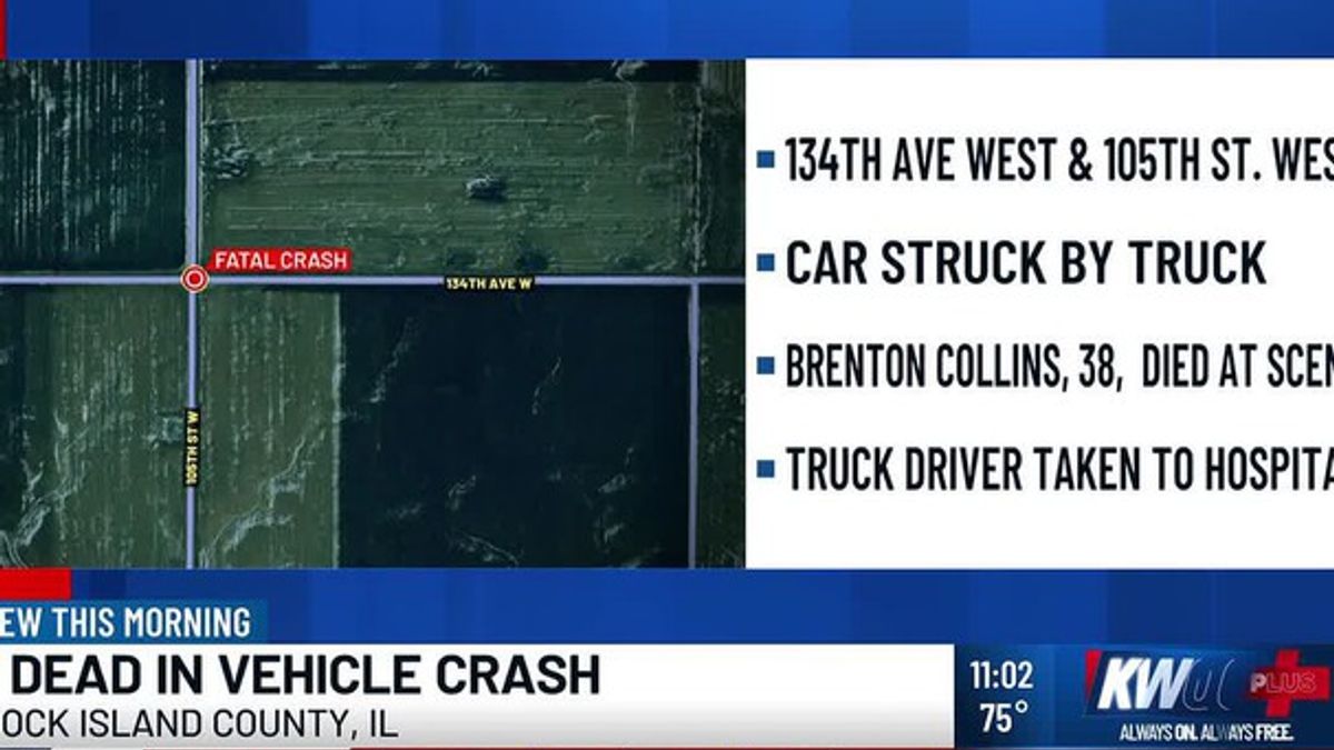 Coroner identifies man killed in car, truck crash in Rock Island County ...