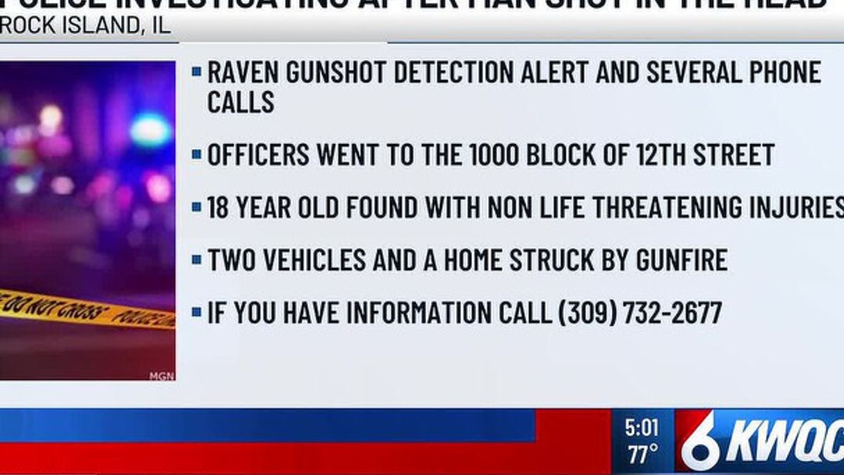 Teen shot in head in overnight Rock Island shooting | Haystack News