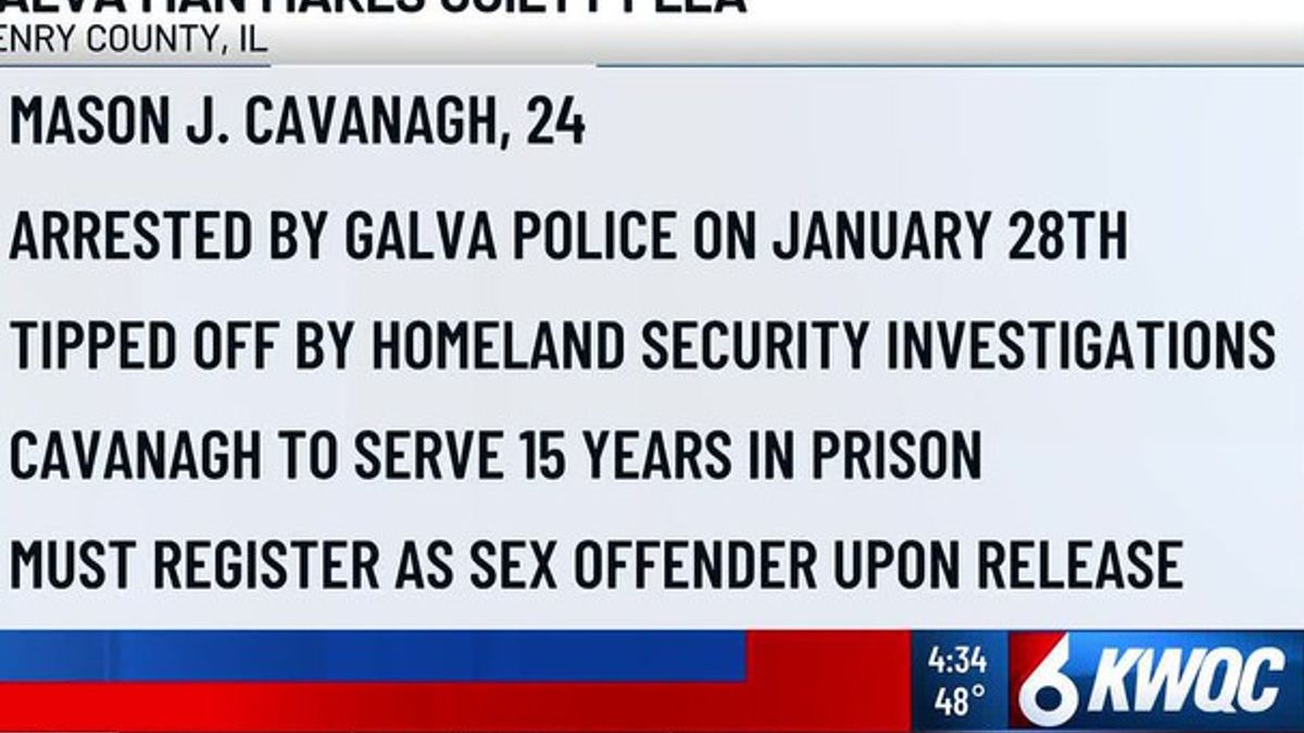 Galva man sentenced to 15 years for possession of child sexual abuse ...
