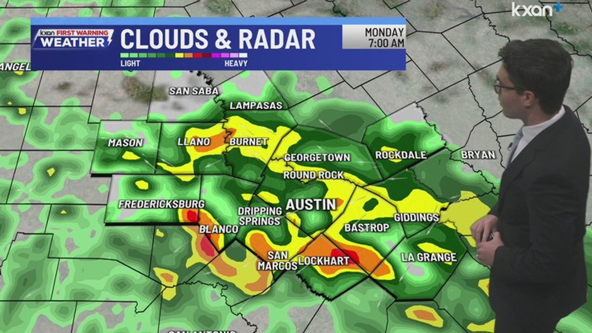 Numerous rounds of rain and t-storms on the way | KXAN Weather Forecast ...