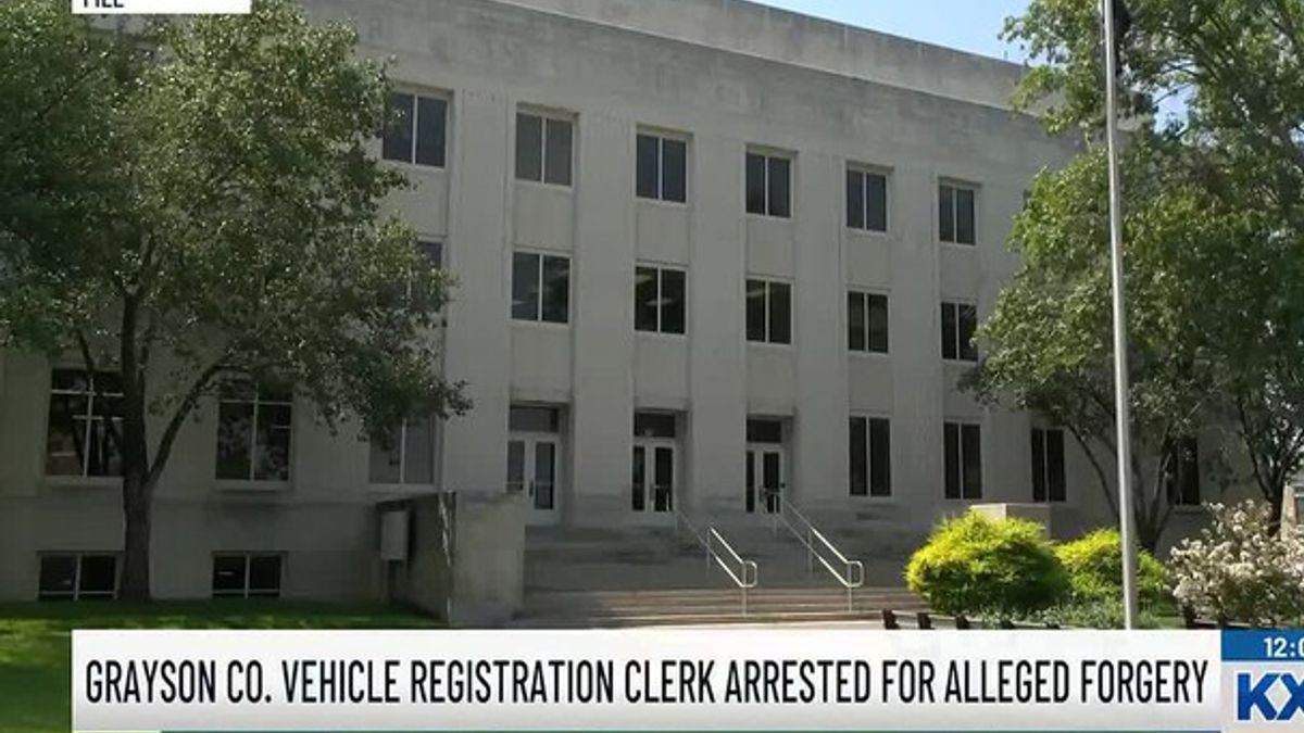 Grayson County vehicle registration clerk arrested for alleged forgery ...