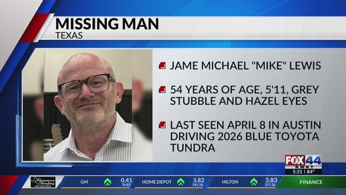 Search underway for missing endangered man | Haystack News