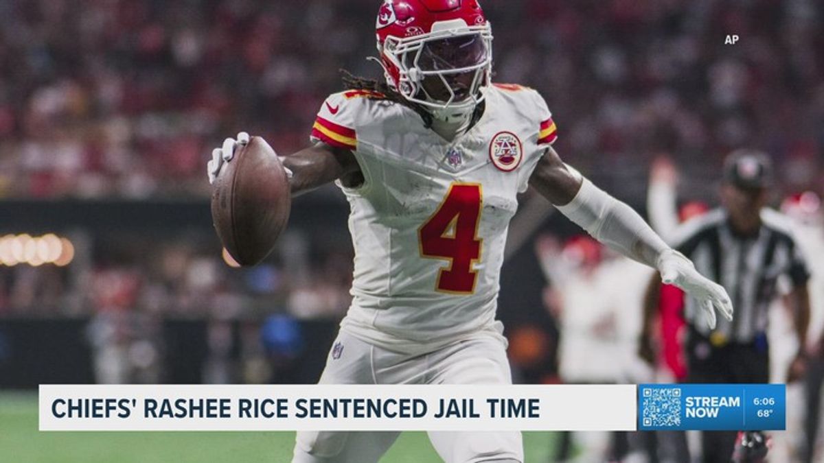 Chiefs WR Rashee Rice jailed in Dallas after probation violation ...