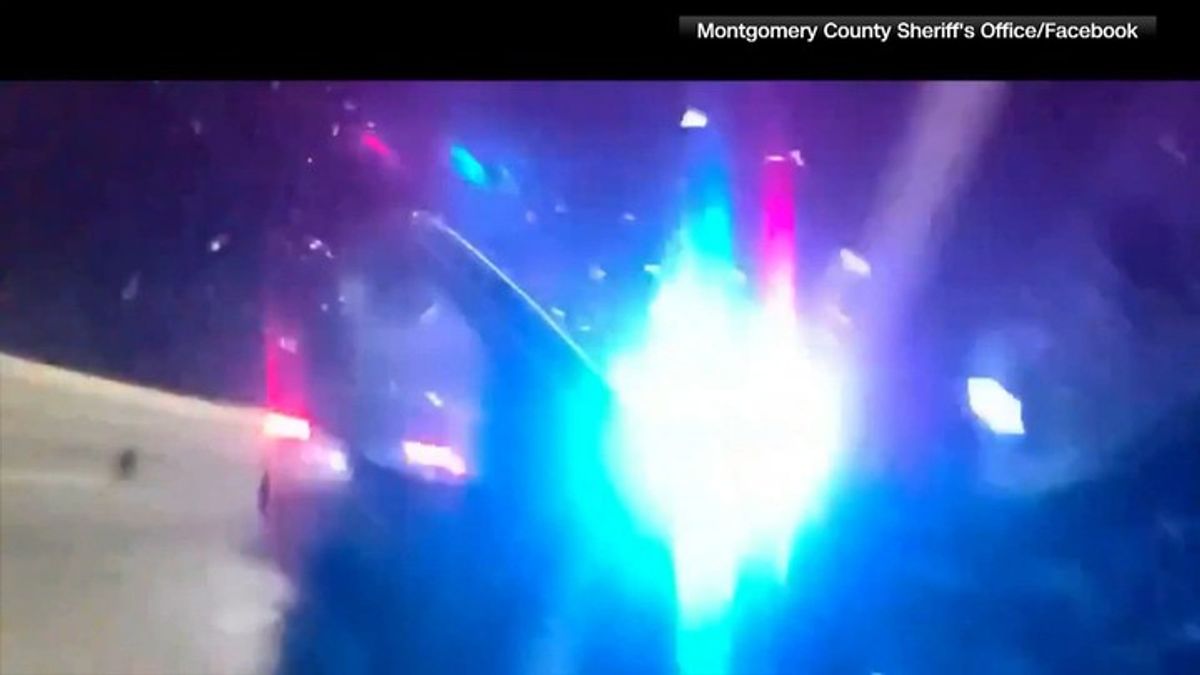 Driver accused of ripping door off deputy's patrol car during traffic ...