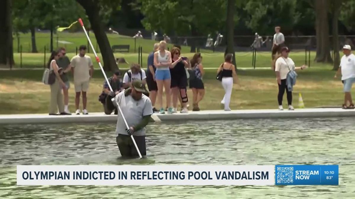 Former Olympian indicted in alleged damage to Lincoln Memorial ...