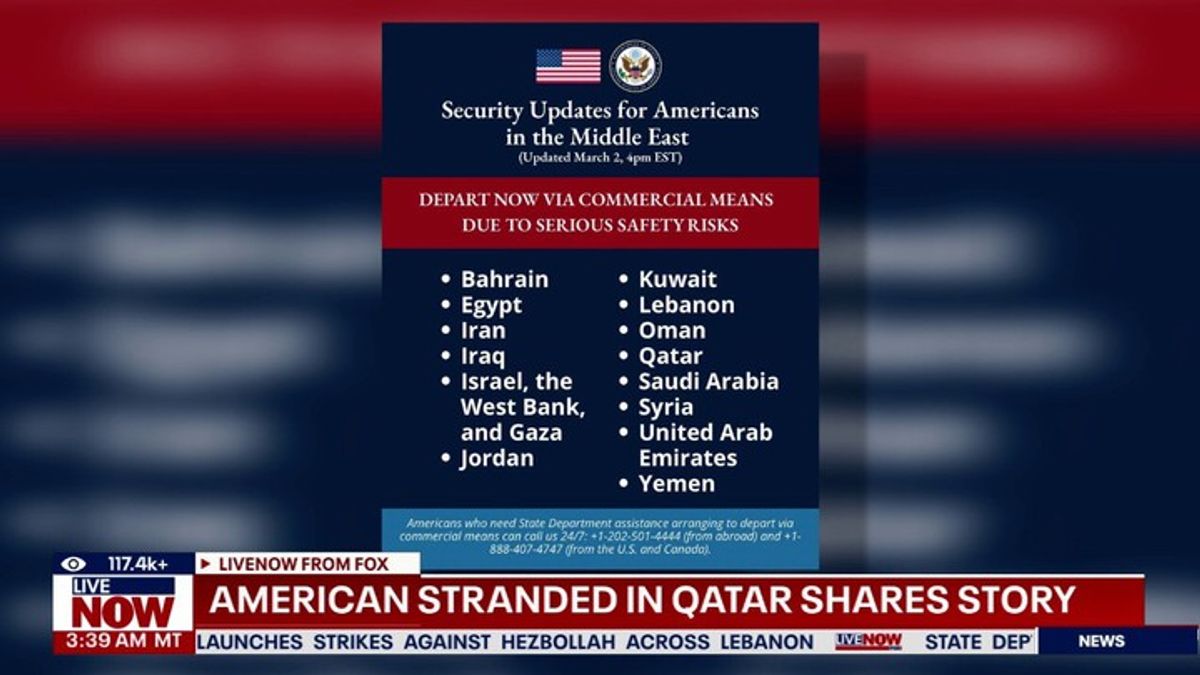 Americans urged to leave areas across Middle East | Haystack News
