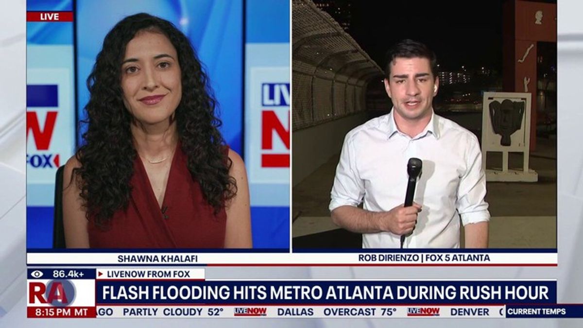 Cars stuck in Atlanta flash flooding after heavy rain | Haystack News