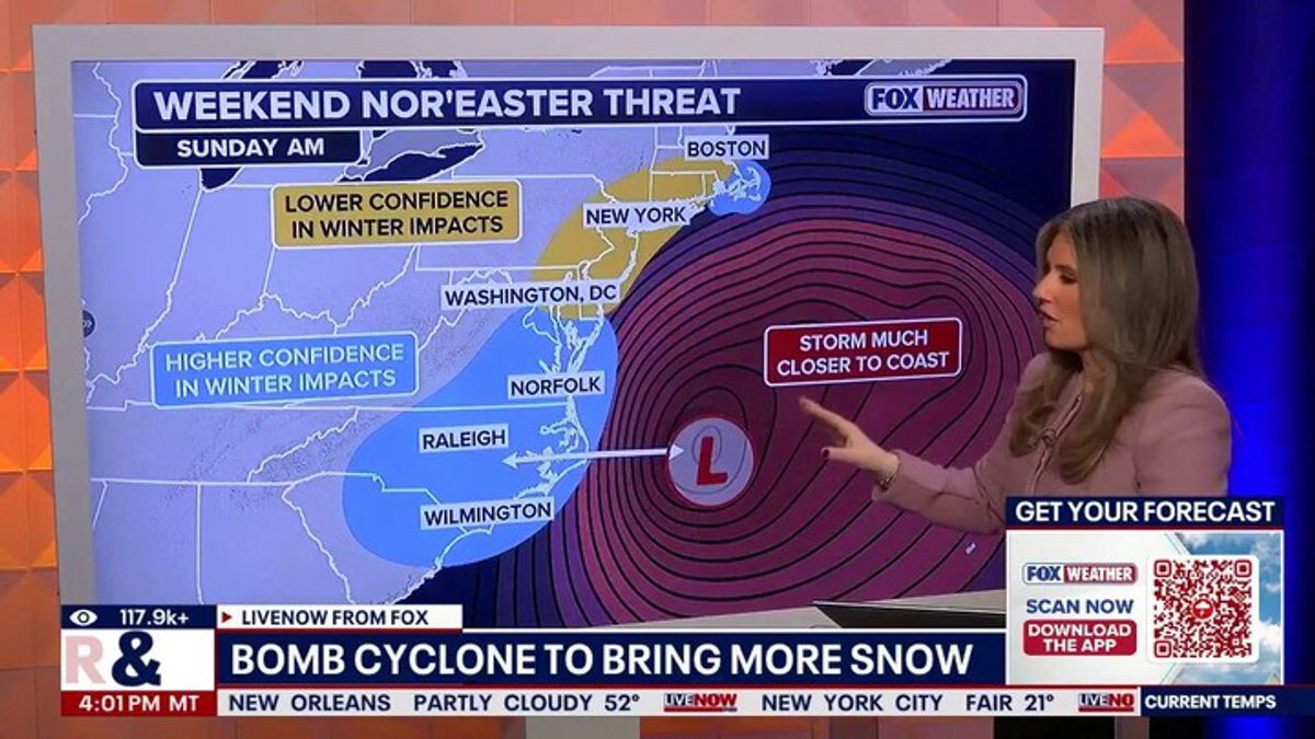 Bomb cyclone expected to slam East Coast with snow | Haystack News