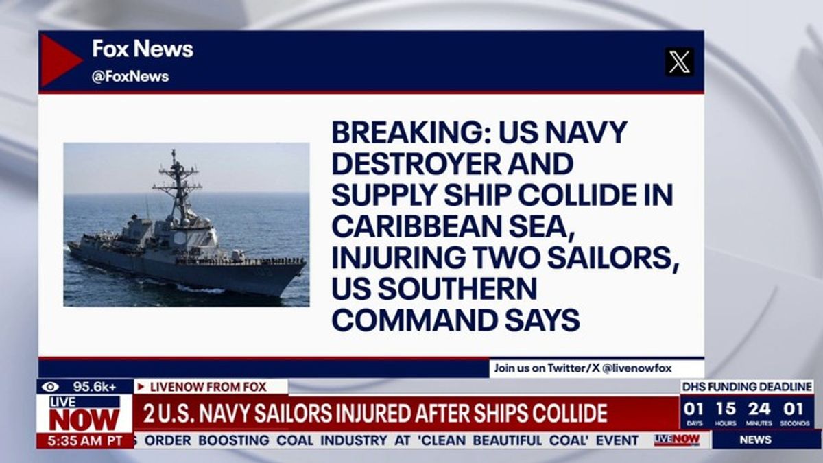U.S. Navy destroyer ship collision injures 2 sailors | Haystack News
