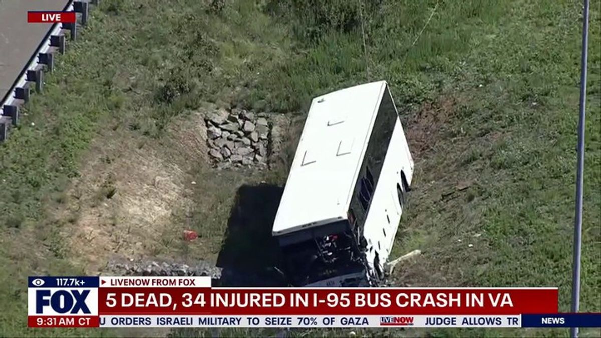 5, dead 34 injured in bus crash in Virginia | Haystack News