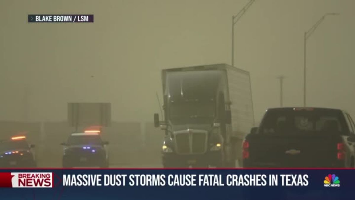Massive dust storms cause fatal crashes in Texas | Haystack News