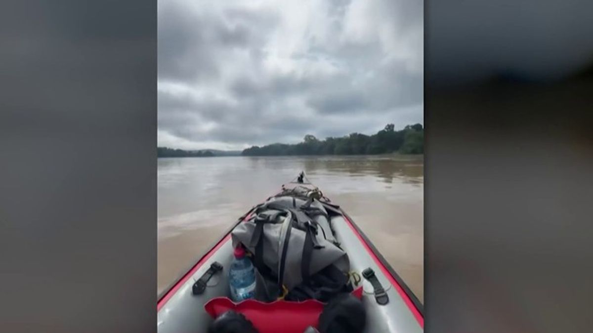 Millions tune in on TikTok ahead of man's extreme kayak journey ...