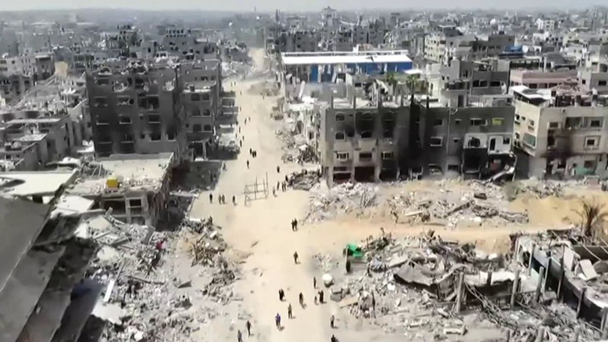 Palestinians in Gaza still living in rubble six months into Israel ...