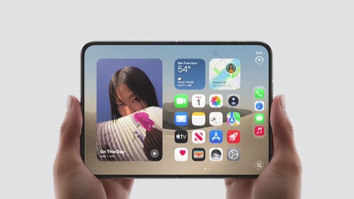Crowds around the world turn out for the launch of Apple’s new foldable ...