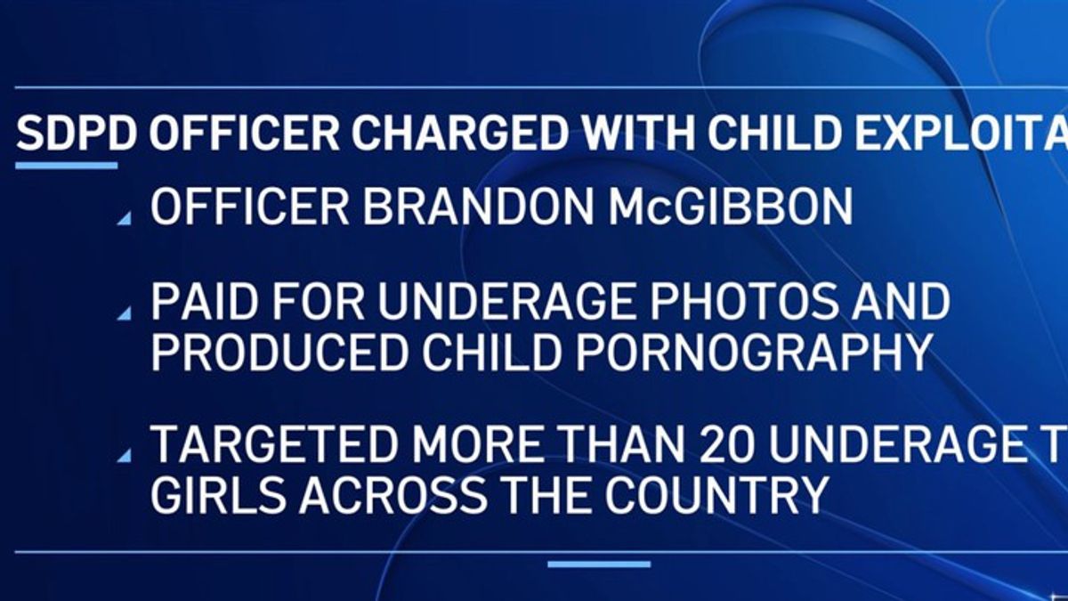 San Diego police officer charged with child sex abuse involving ...