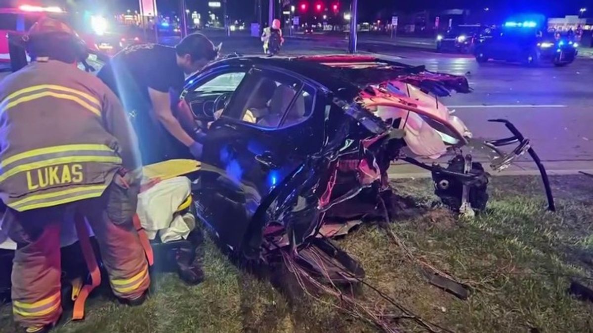 Woman Bruised After Car Split in Half From Speeding Driver | Haystack News