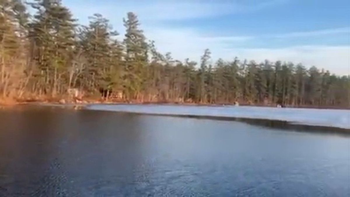 Ice recedes on Hancock Pond | Haystack News