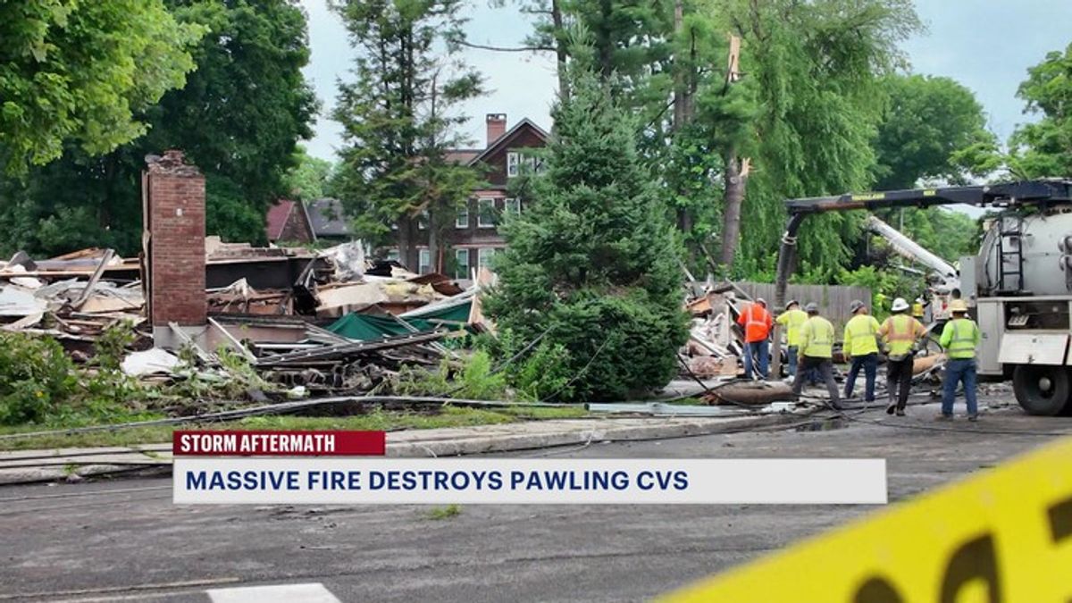 Storm-triggered fire destroys CVS, neighboring business in Pawling ...