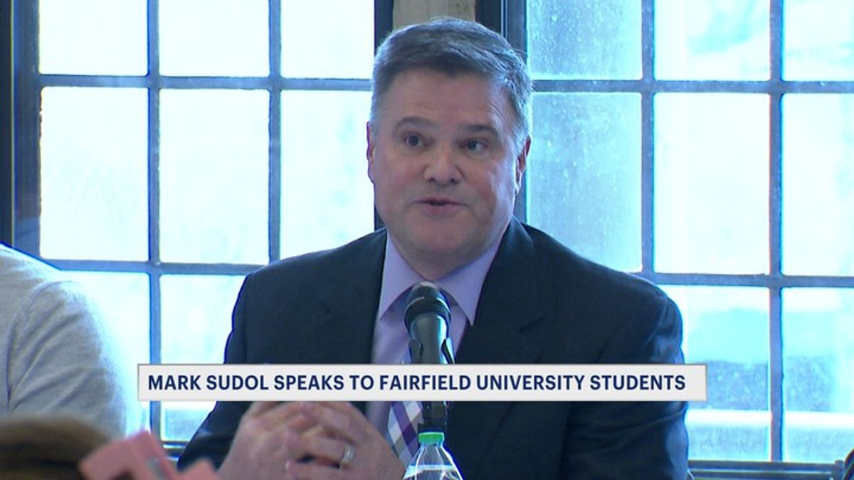 News 12's Mark Sudol speaks on Fairfield University panel about ...