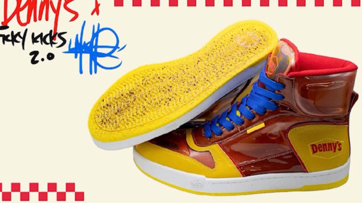 Denny’s serves up syrup-filled sneakers with return of ‘Sticky Kicks ...