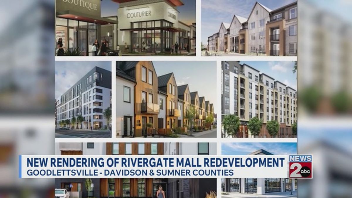 New renderings of redeveloped RiverGate Mall area released | Haystack News
