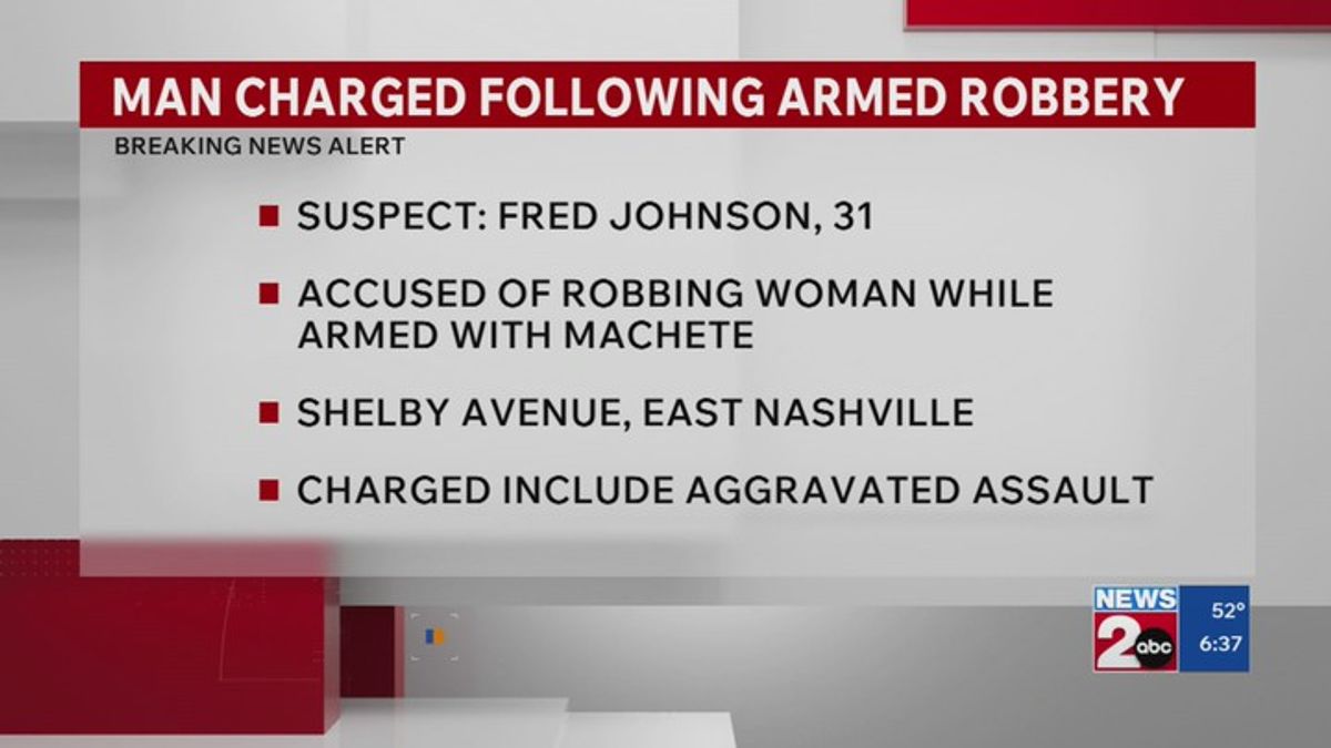 Woman robbed by man with machete in East Nashville | Haystack News