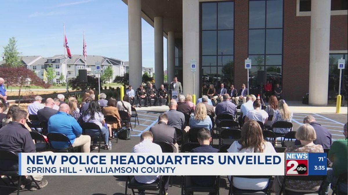 New Spring Hill Police HQ unveiled | Haystack News