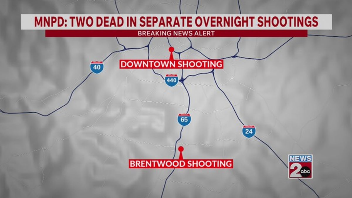 2 dead in separate shootings in Nashville, Brentwood | Haystack News