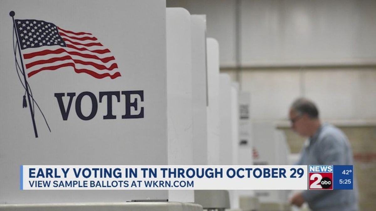 Early voting continues in Tennessee | Haystack News