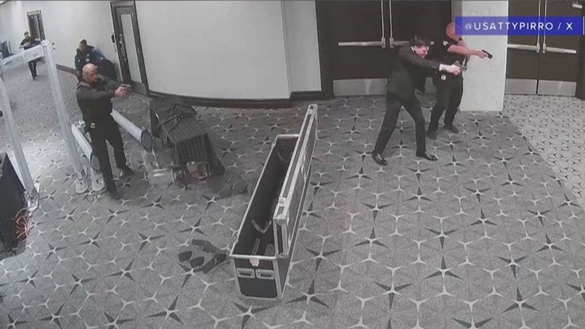 New video shows moments of correspondents' dinner shooting | Haystack News