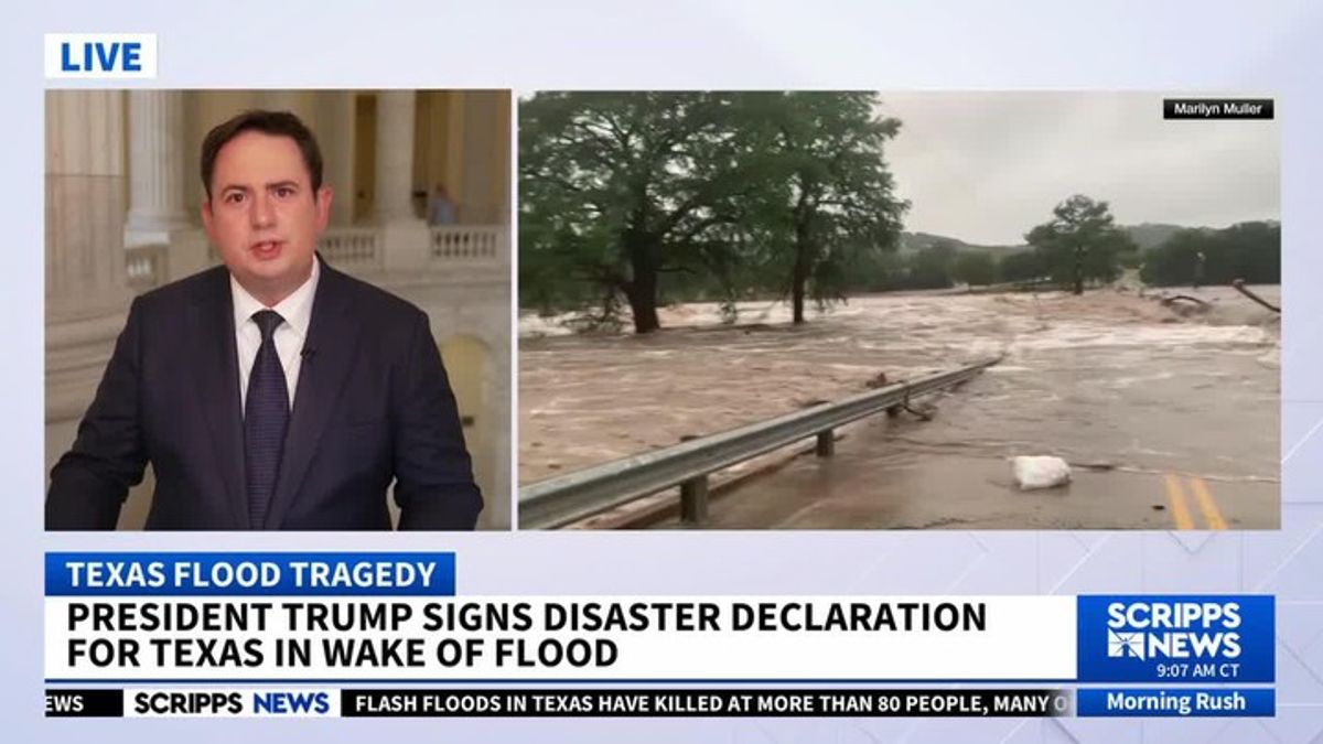 President Trump signs disaster declaration for Texas in wake of flash ...