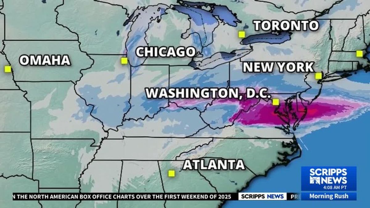 Winter blast of snow, ice and bitter cold grips the US from the Midwest ...