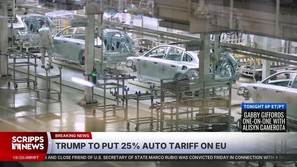 Trump says he’ll raise tariffs on vehicles from the EU to 25% amid ...