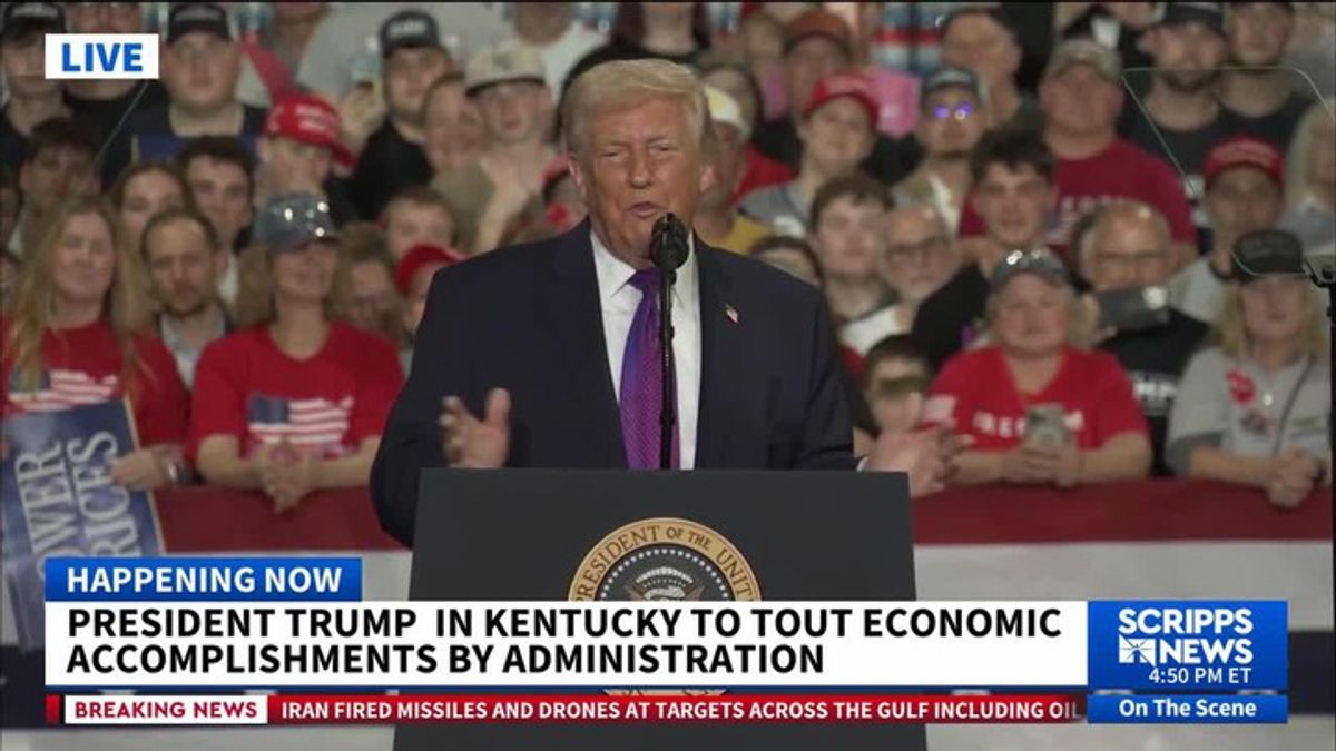 President Trump touts economic accomplishments in Kentucky | Haystack News