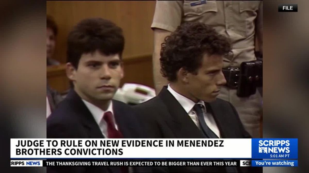 Judge to rule on new evidence in Menendez brothers convictions ...