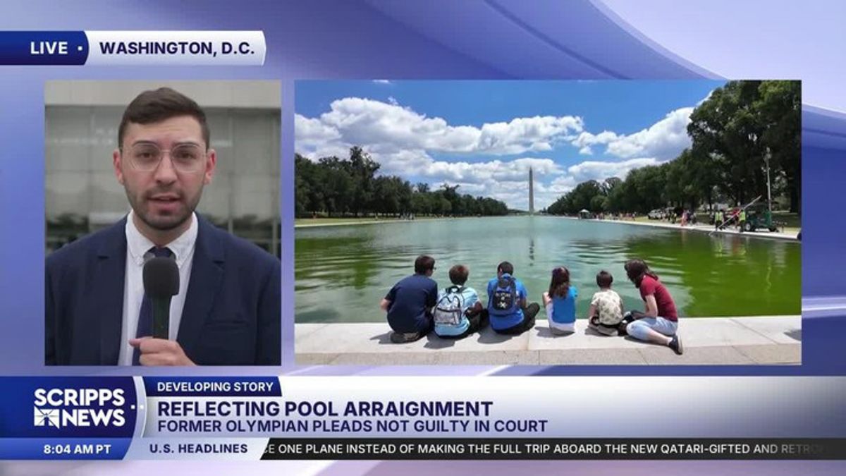 Former Olympic canoeist pleads not guilty in Reflecting Pool vandalism ...
