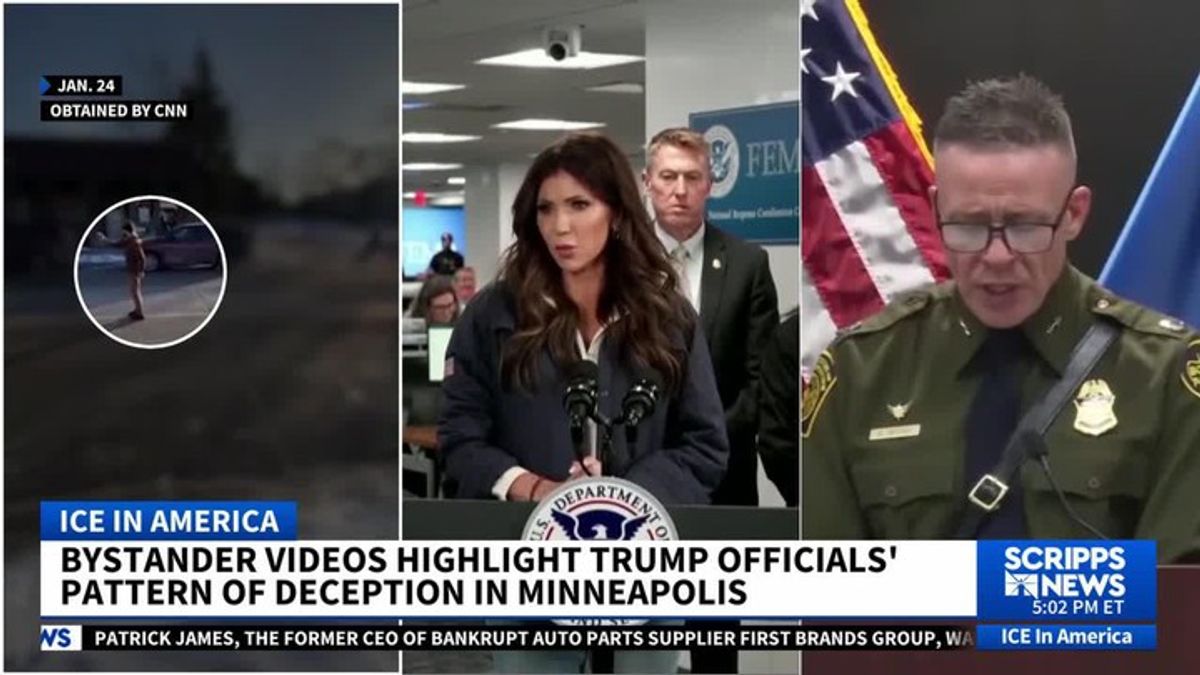 Bystander videos highlight Trump administration's pattern of deception ...