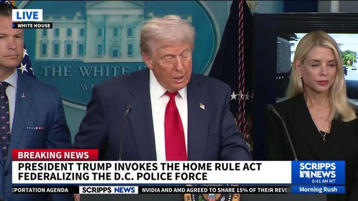 Trump places DC police under federal control, activates National Guard ...